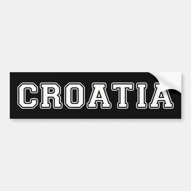 Adesivo Para Carro Croatia (Frente)