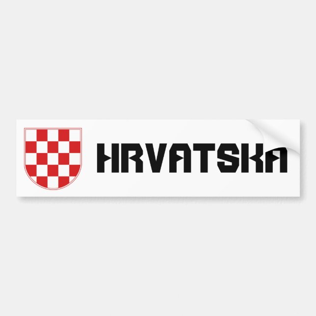 Adesivo Para Carro Croatia (Frente)