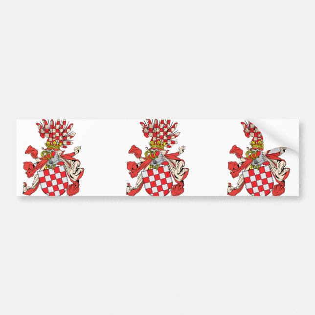 Adesivo Para Carro croatia, Áustria (Frente)
