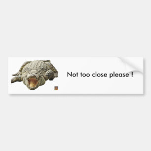 Adesivo Para Carro Croc, satisfaz não demasiado perto!