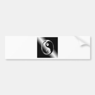 Adesivo Para Carro Cromo legal Ying Yang do abstrato
