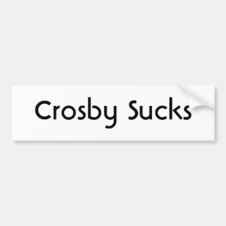 Adesivo Para Carro Crosby suga