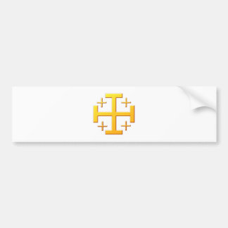 Adesivo Para Carro Cruz de jerusalém cross Jerusalém
