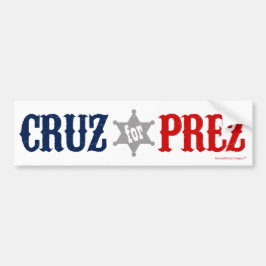 Adesivo Para Carro Cruz para Prez - Ted Cruz para o presidente