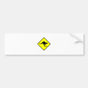 Adesivo Para Carro CRUZAMENTO do CANGURU - para baixo