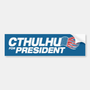 Adesivo Para Carro Cthulhu para o presidente
