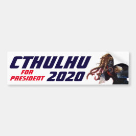 Adesivo Para Carro "Cthulhu para o presidente 20XX "