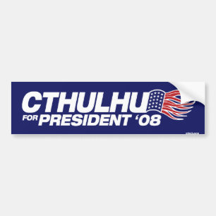 Adesivo Para Carro Cthulhu para o presidente autocolante no vidro
