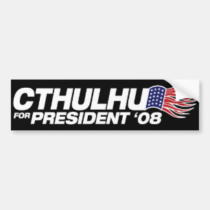 Adesivo Para Carro Cthulhu para o presidente autocolante no vidro