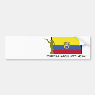 Adesivo Para Carro CTR norte LDS da missão de Equador Guayaquil