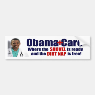 Adesivo Para Carro Cuidado de ObamaCare = de Dirtnap