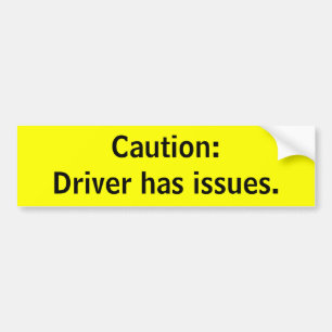 Adesivo Para Carro Cuidado: O motorista tem edições