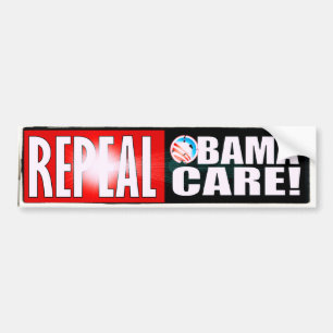 ADESIVO PARA CARRO CUIDADO OBAMACARE DE OBAMA DA REVOGAÇÃO
