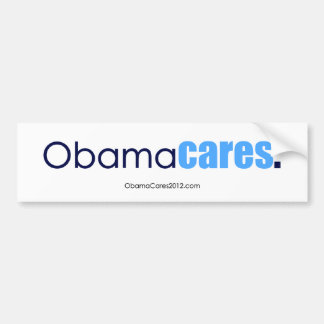 Adesivo Para Carro Cuidados de Obama, período. Autocolante no vidro
