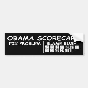 Adesivo Para Carro Culpa Bush