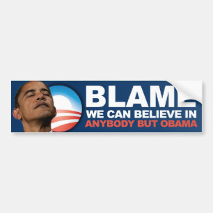 Adesivo Para Carro Culpa nós podemos acreditar dentro - anti Obama