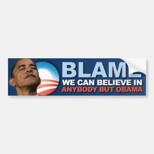 Adesivo Para Carro Culpa nós podemos acreditar dentro - anti Obama