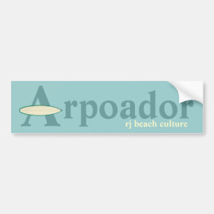Adesivo Para Carro Cultura de praia Arpoador RJ