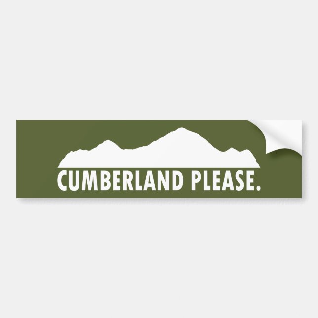 Adesivo Para Carro Cumberland Please (Frente)