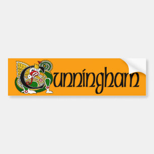 Adesivo Para Carro Cunningham Celtic Dragon Bumper Sticker