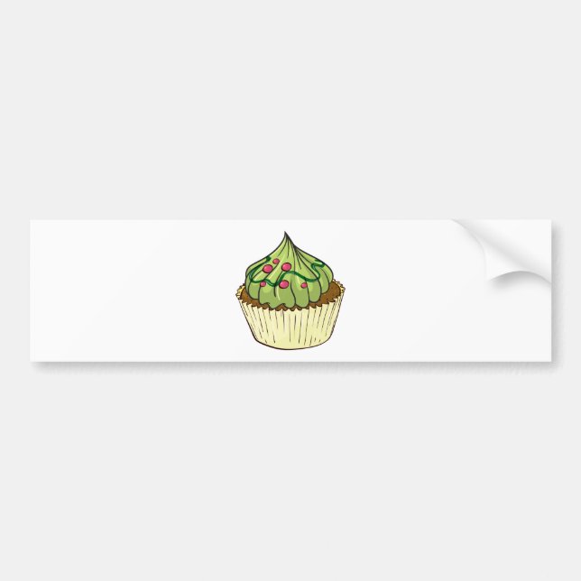 Adesivo Para Carro Cupcake (Frente)