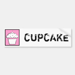 Adesivo Para Carro cupcake da cereja do grunge