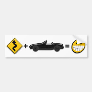 Adesivo Para Carro Curvas + MX5 = autocolante no vidro traseiro do