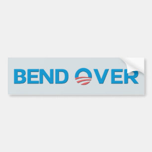 Adesivo Para Carro Curvatura sobre anti Obama Bumpersticker