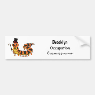 Adesivo Para Carro Cute funny centipede cartoon illustration