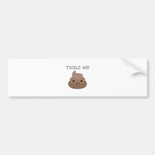 Adesivo Para Carro Cute Tickle Me Poop Emoji