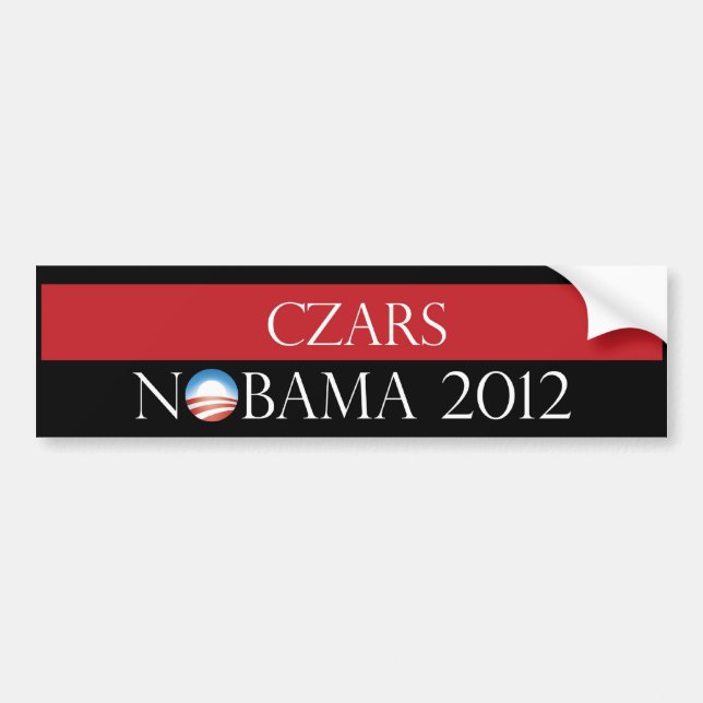 Adesivo Para Carro Czars Nobama 2012 (Frente)