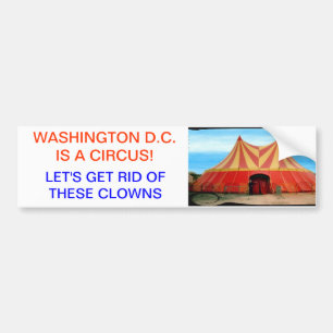 Adesivo Para Carro D.C. é um circo