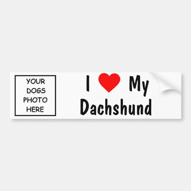 Adesivo Para Carro Dachshund (Frente)