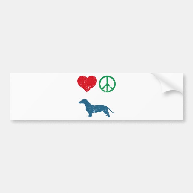 Adesivo Para Carro Dachshund (Frente)