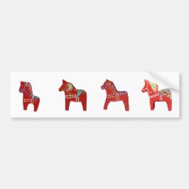 Adesivo Para Carro Dala Horses Bumper Sticker