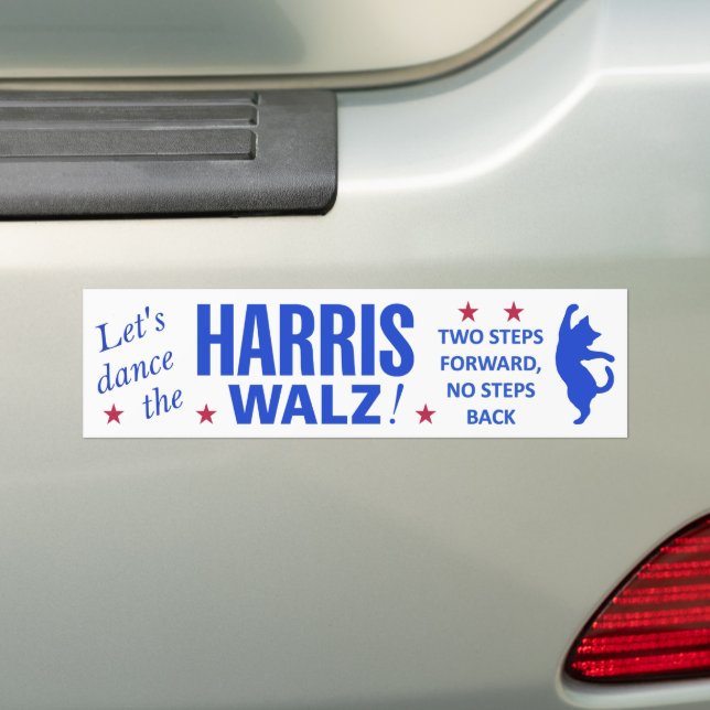 Adesivo Para Carro Dance o Harris Walz Bumper Sticker (No carro)