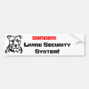 Adesivo Para Carro DANGER! , Living Sec…
