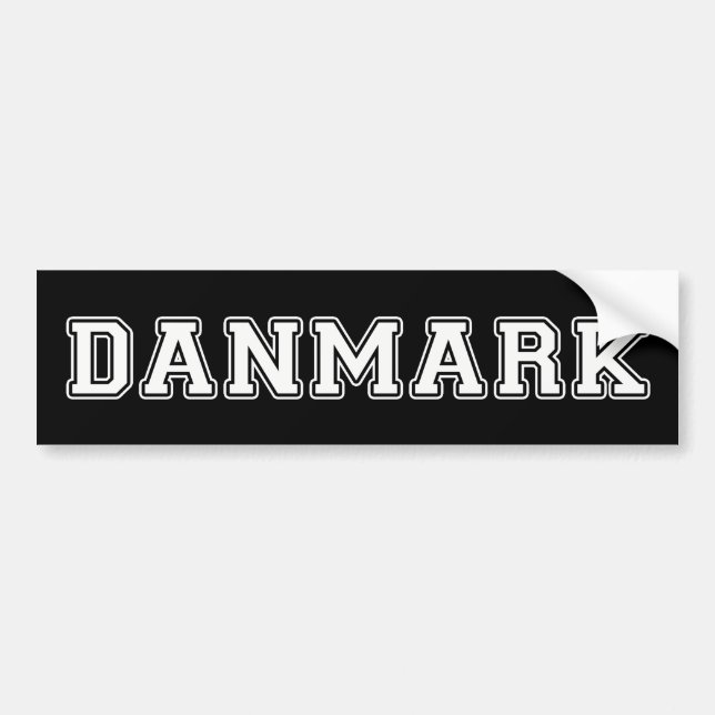 Adesivo Para Carro Danmark (Frente)