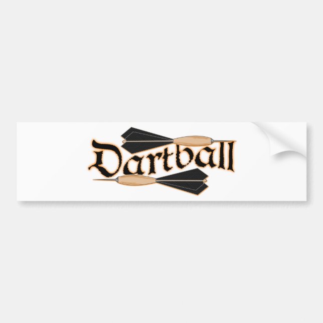 Adesivo Para Carro Dartball Darts (Frente)