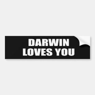 Adesivo Para Carro Darwin ama-o