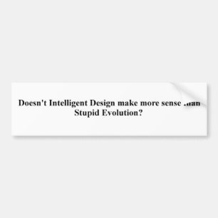 Adesivo Para Carro Darwin era inteligente, mas sua teoria não era.