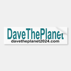 Adesivo Para Carro Dave, o Acondicionador de Bumper Planeta