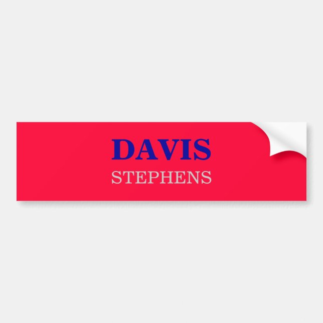 ADESIVO PARA CARRO DAVIS, STEPHENS (Frente)