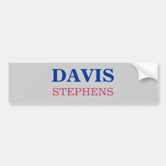 ADESIVO PARA CARRO DAVIS, STEPHENS