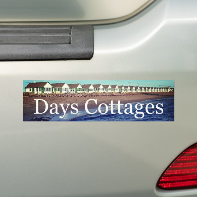 Adesivo Para Carro Days Cottages Bumper Sticker (No carro)
