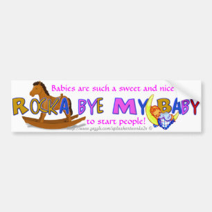 Adesivo Para Carro De "adeus Rocka meu bebê "