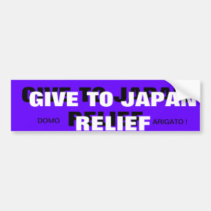 ADESIVO PARA CARRO DÊ AO ALIVIO DE JAPÃO