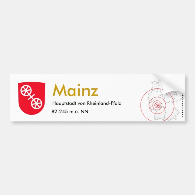 Adesivo Para Carro De Mainz 1 (Frente)