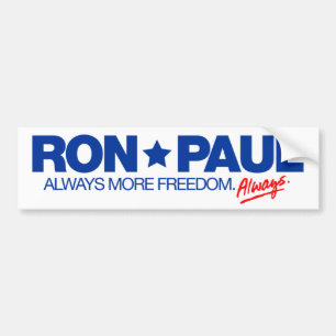 Adesivo Para Carro De Ron Paul autocolante no vidro traseiro sempre