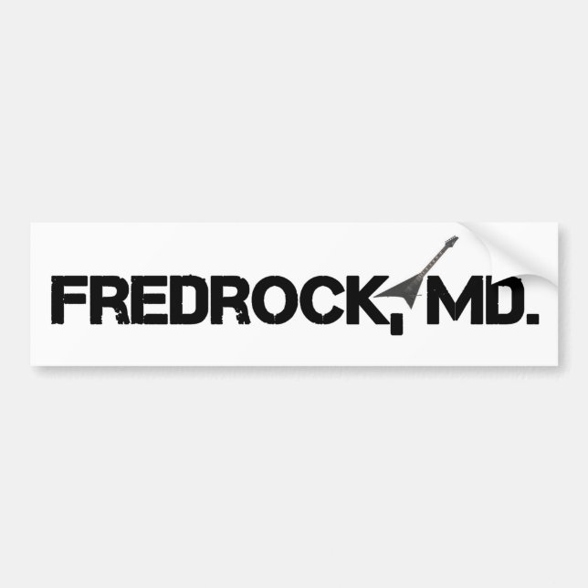 Adesivo Para Carro Decalque de Fredrock (Frente)
